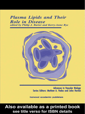 cover image of Plasma Lipids and Their Role in Disease